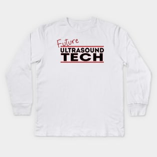 Future Ultrasound Tech Kids Long Sleeve T-Shirt